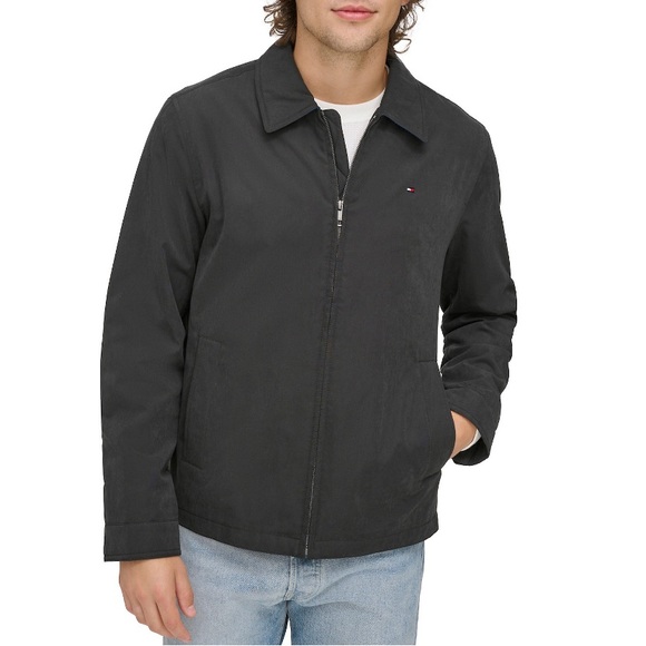 NWT Tommy Hilfiger Men’s Micro-Twill Golf Jacket - Picture 1 of 7